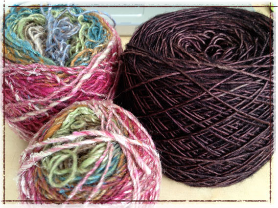 noro sock yarn and madeline tosh merino light
